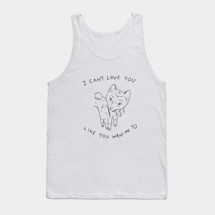 Bite The Hand That Feeds - Illustrated Lyrics Tank Top